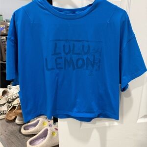Lululemon Ed Curtis Abrasion-Resistant Tee in Poolside Blue